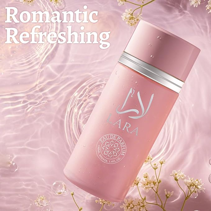 4-Piece Women's Perfume Set with 10ml Rollerball, EDP Collection, Variety of Fragrances,Long Lasting Fragrance (LARA pink /717 Sexy Women-SP/G Womne Menage Trois/Sarah Maison)