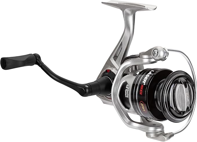 Lew's Laser SG Speed Spin Freshwater Spinning Fishing Reel, Size 400 Reel, Right or Left-Hand Retrieve, 5.2:1, Zero Revers...
