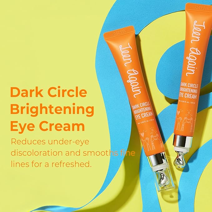 Look at Me Teen Again Dark Circle Eye Cream, Anti-Aging Line Smoothing Skin Care Treatment, Wrinkle Care, Cruelty Free, for Women and Men 0.84 fl. oz 25 ml