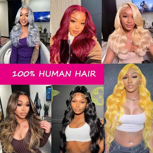 QZOQZO 99j Burgundy Lace Front Wigs Human Hair 13x6 Body Wave Lace Front Wigs Human Hair Pre Plucked Glueless Red Wig Wine Red Wig for Women Reddish Brown 180% Density 26Inch