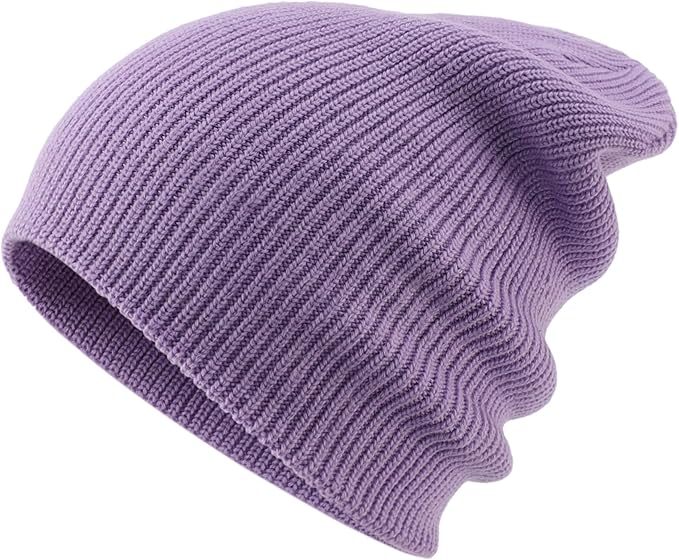 Connectyle Classic Double Layer Knit Beanie Hat Warm Thick Acrylic Winter Hats Daily Cuffed Beanies Watch Hat for Men Women