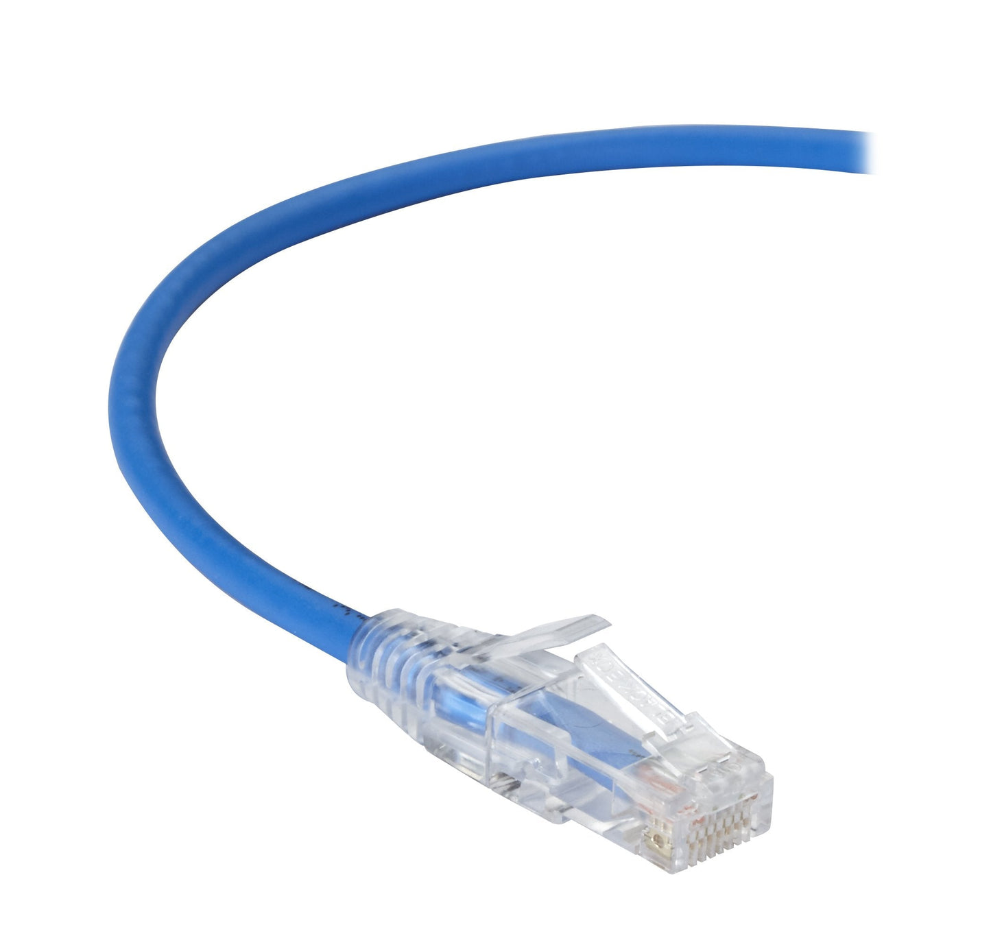 Black Box 2Ft Blue Cat6A Slim 28Awg Patch