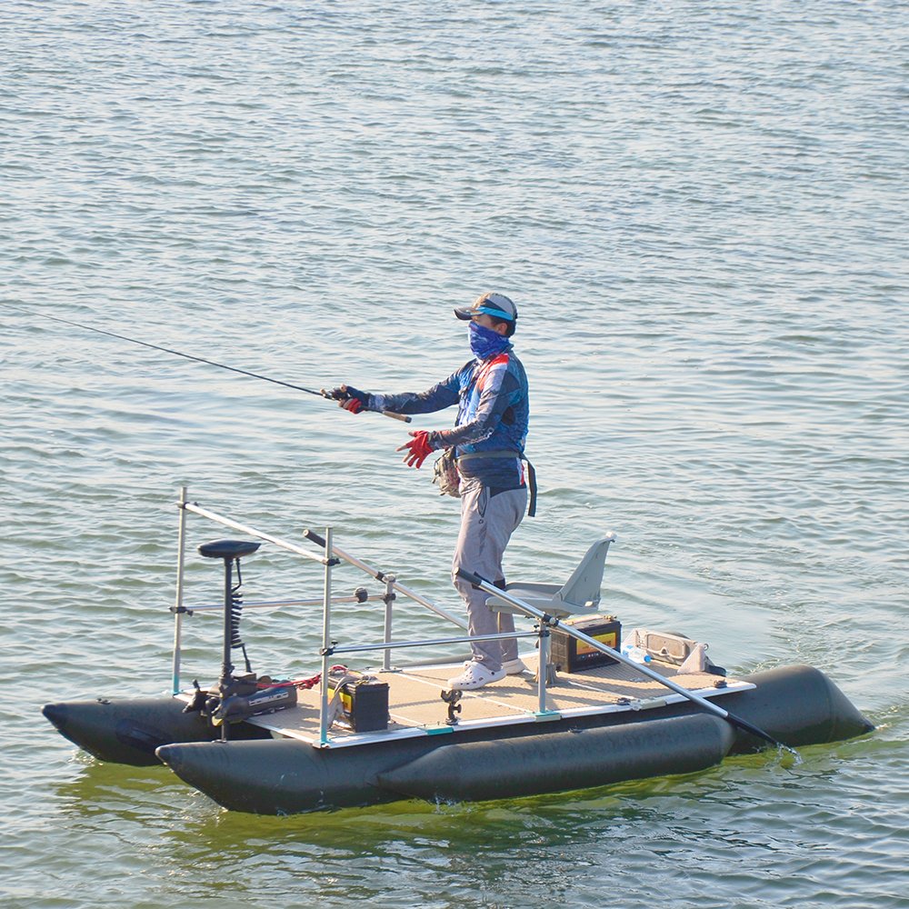 AQUOS Haswing CaymanB Bow Mount Electric Trolling Motor with Wireless Remote- 55 Lb. Thrust, 48in. Shaft, Saltwater & Freshwater