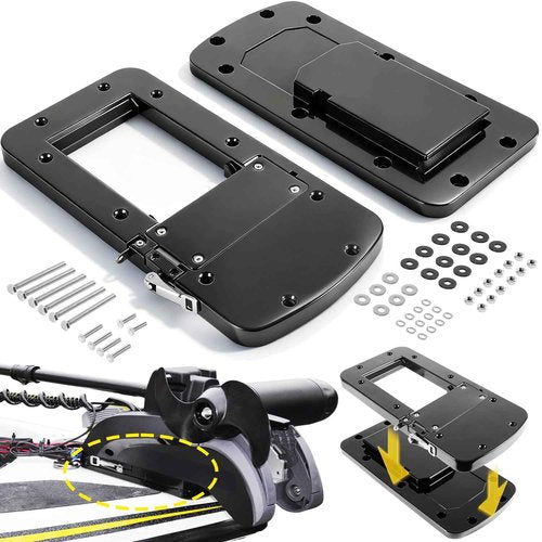8M0092064 Xi Series Quick Release Mounting Bracket Kit Replacement for MotorGuide Xi3 Xi5 Trolling Motors, Aluminum Black