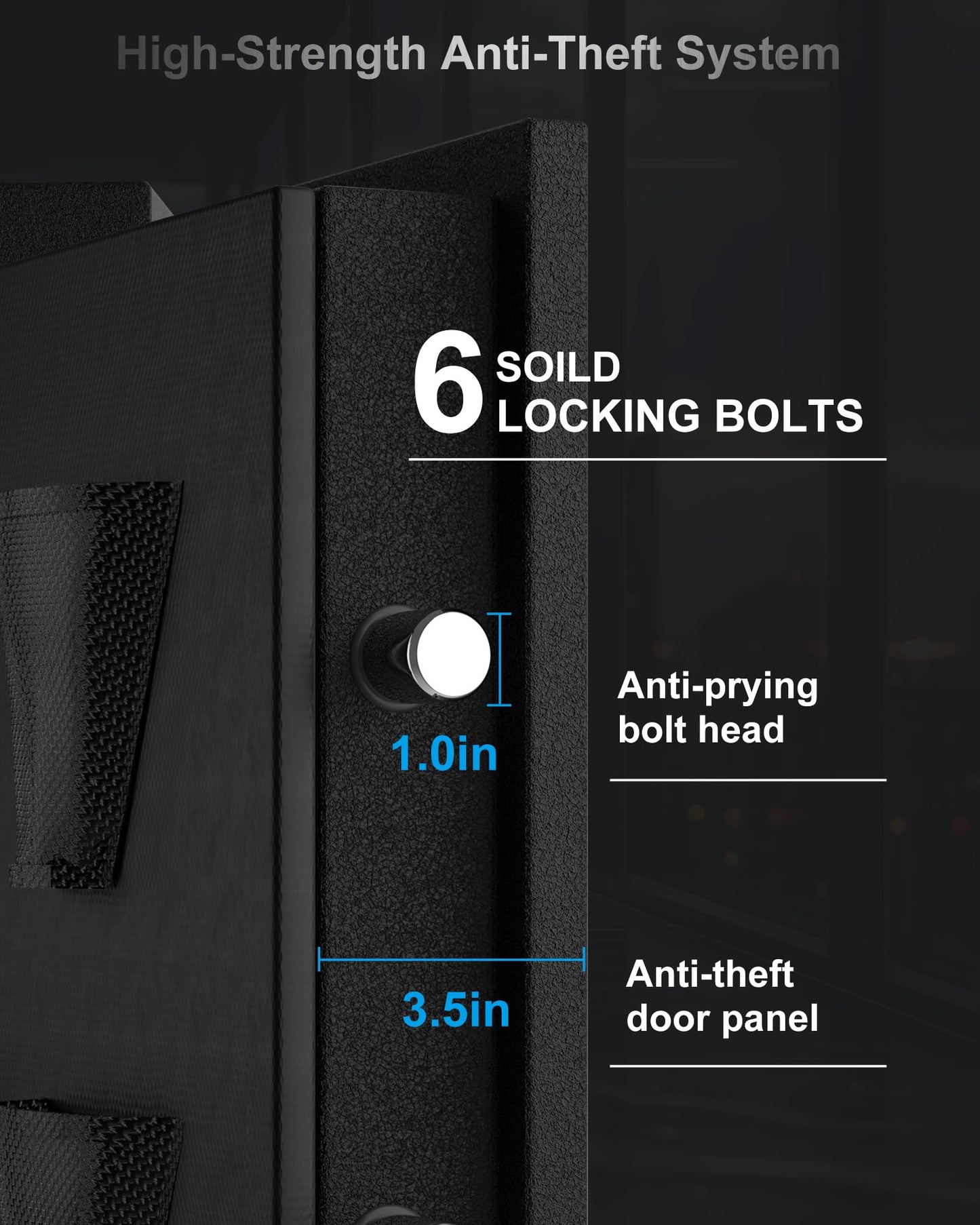 TIGERKING 8.78 Cu Ft Fireproof & Waterproof Safe for Home, Heavy-Duty Steel, 40-Min 1200°F Fire Protection, 72-Hr Water Protection, Easy-Access Keypad Lock, Door Organizer Pockets, Adjustable Shelves