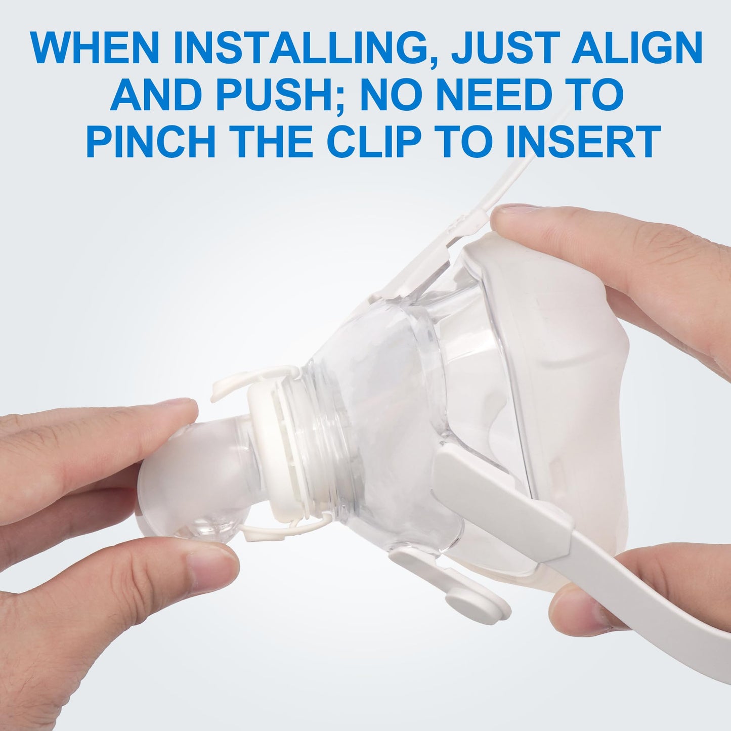 2 Packs Replacement Swivel Elbow Connector for Airfit F20 F30, FSA HSA Eligible, QuiteAir Elbow Quick-Release,Great-Value CPAP Supplies by Medihealer