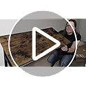 TEMI Small Computer Desk Folding Table - 35.8" Foldable Office Desk, No Assembly, Perfect for Small Spaces in Bedroom, Dor...
