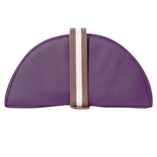 Master Massage 6" Half Round Bolster - Purple (Pack of 2)