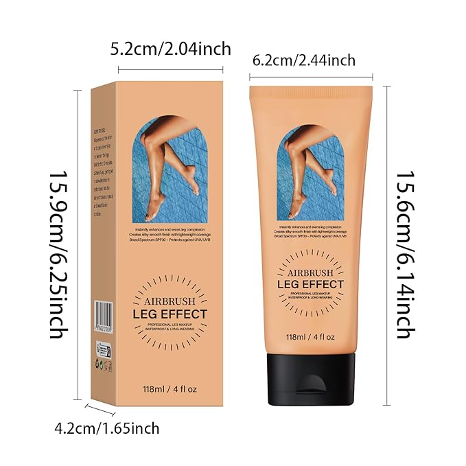 Leg Makeup Waterproof No Transfer, Light Long-Lasting, Easy Application, Legs & Body Concealer Makeup. (Medium Golw)