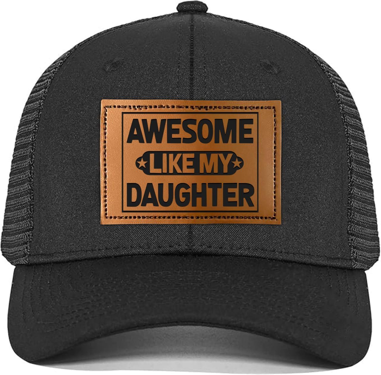 Gifts for Dad from Daughter - Funny Father Hat for Christmas - Dad Birthday Gifts from Daughter - Adjustable Fit, Comfortable Cotton, Perfect Present for Awesome Father Daughter Trucker Hat