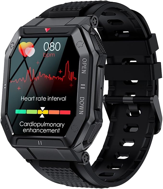 Smart Watch for Unihertz Tank 3 Pro Military Smart Watch for Men (Answer/Make Call), 1.85in HD Tactical Sports Rugged Smar...