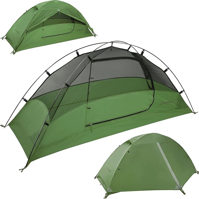 Clostnature Lightweight Tent for Backpacking - 1/2/3/4 Person Ultralight Backpacking Tent, Waterproof Easy Setup Camping T...