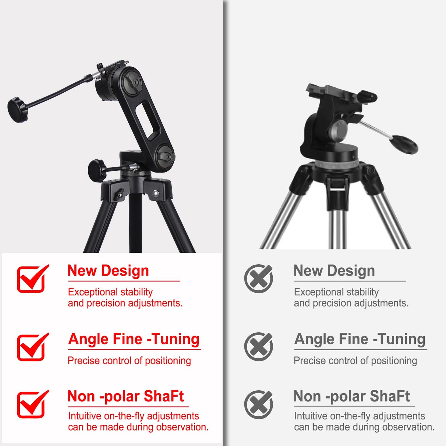 Telescope for Adults High Powered, 90mm Aperture 1000mm Refractor Telescopes for Adults Astronomy Telescopio with High Precision Adjustment, Ultra-Stable Vertisteel AZ Mount Base Tripod, Phone Adapte