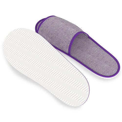 Maeline Bulk 30 Pairs Disposable House Slippers for Family, Guests - Slip-on Open Toe Indoor Home Spa Hotels Office Slipper for Women, Men