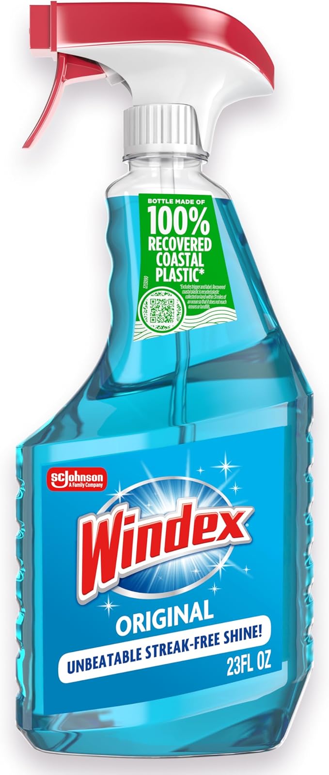 Windex Glass and Window Cleaner Spray Bottle, Packaging Designed to Prevent Leakage and Breaking, Surface Cleaning Spray, ...