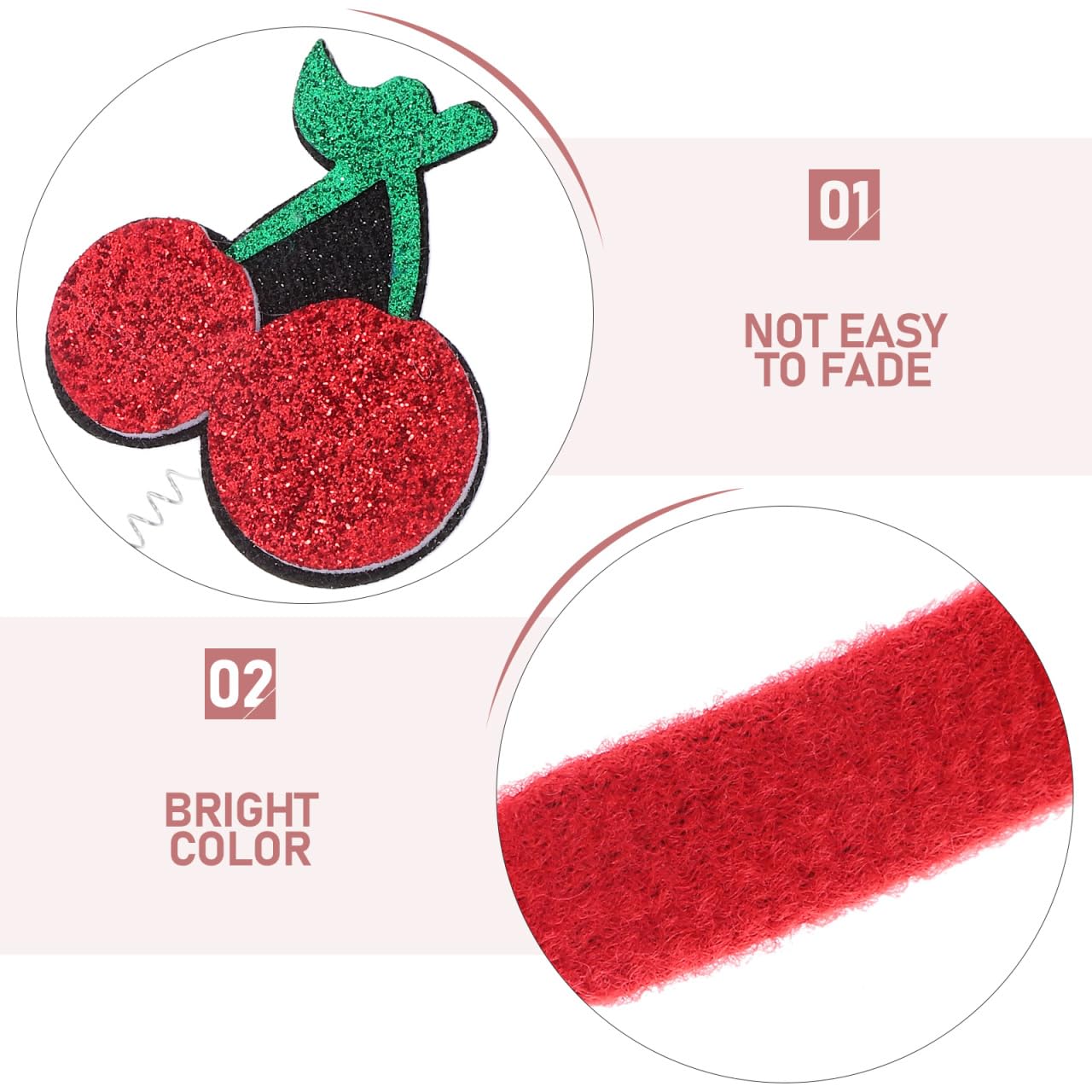 Luxshiny Cherry Headband Cute Fruit Hair Band Head Boppers Funny Novelty Hair Hoop Party Headwear for Kids Adults Party Costume