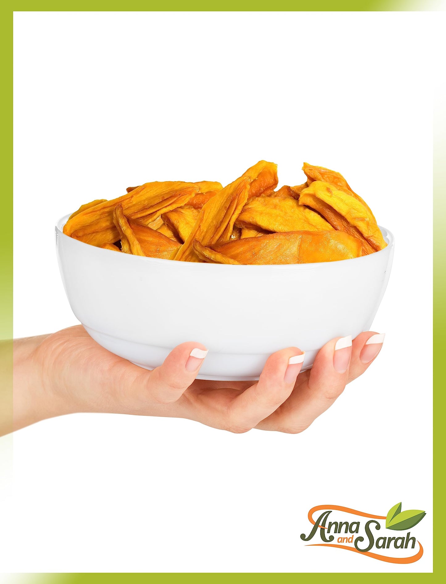 Anna and Sarah Dried Organic Mango, No Sugar Added, No Preservatives, Al-Natural, Premium Quality in Resealable bag 3 Lbs