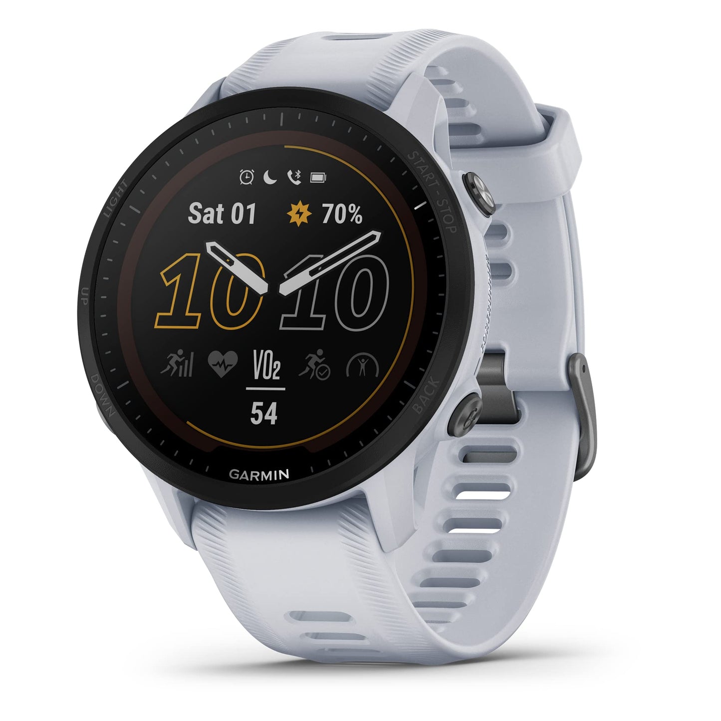 Garmin Forerunner 955 Solar, Gps Running Smartwatch With Solar Charging Capabilities, Tailored To Triathletes, Long-Lasting Batt