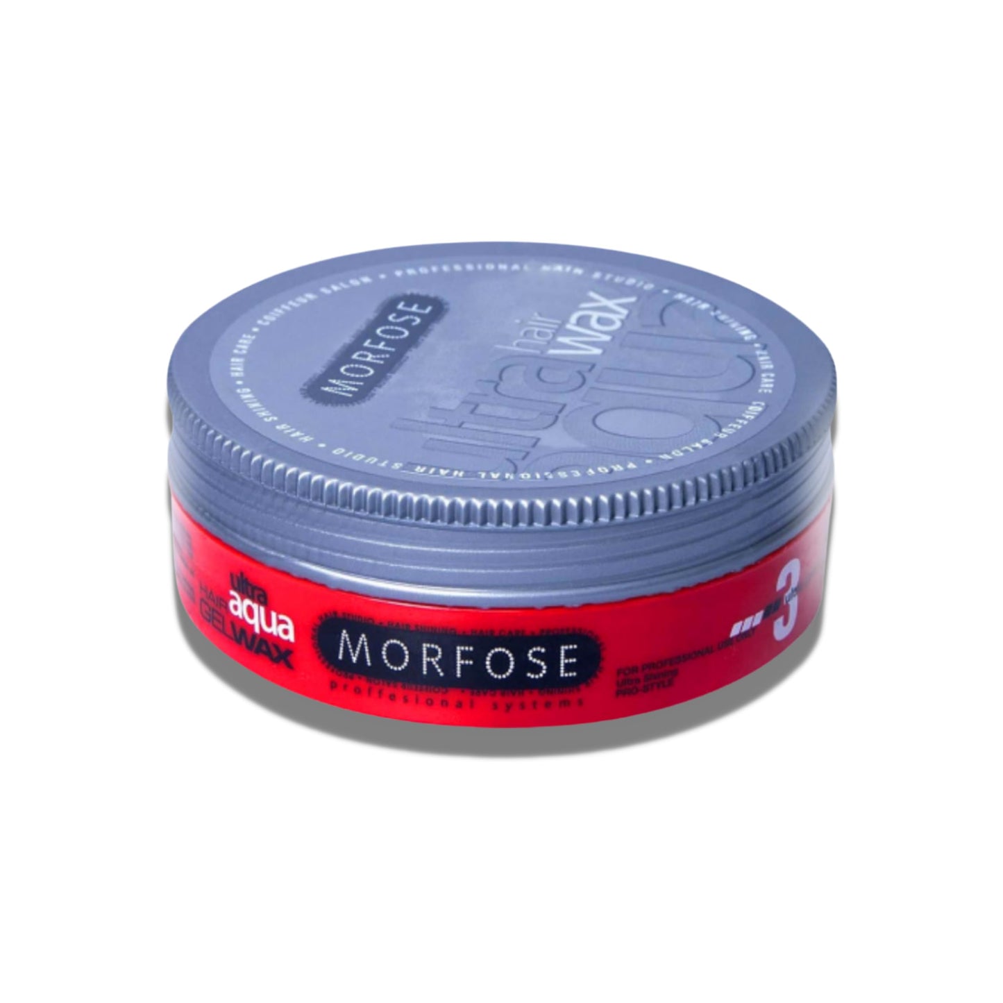 Morfose Ultra Aqua Hair Gel Wax with Shiny and Strong Flexible 3 Hold, Manage Flyaways, Braids, and Curls, Hair Styling for Wome
