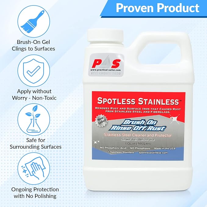 Marine Rust Remover and Protectant - 16 Ounce (Pint)