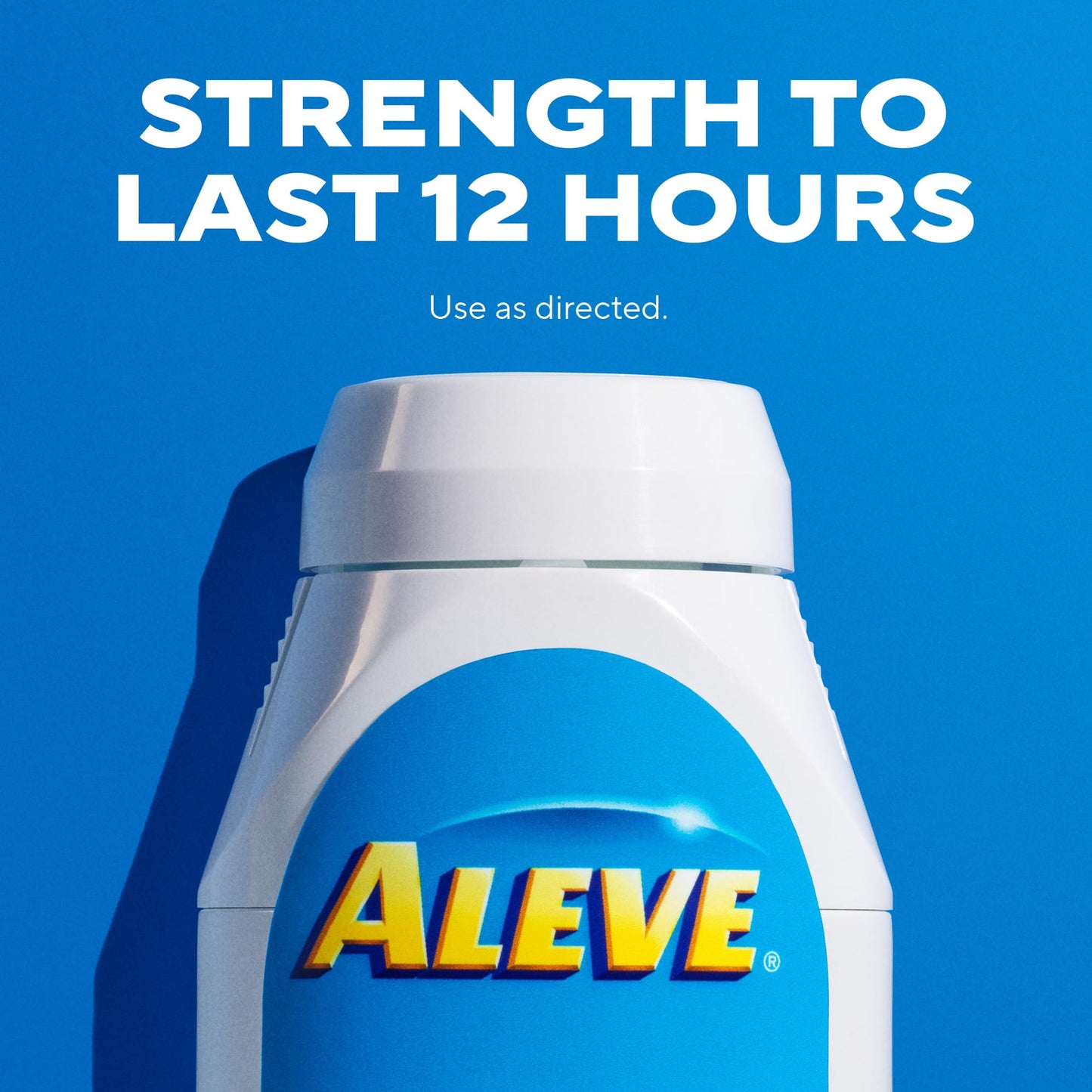 Aleve Back & Muscle Pain Relief Naproxen Sodium Tablets, Pain Reliever & Fever Reducer, Medicine for Body , 250 Count