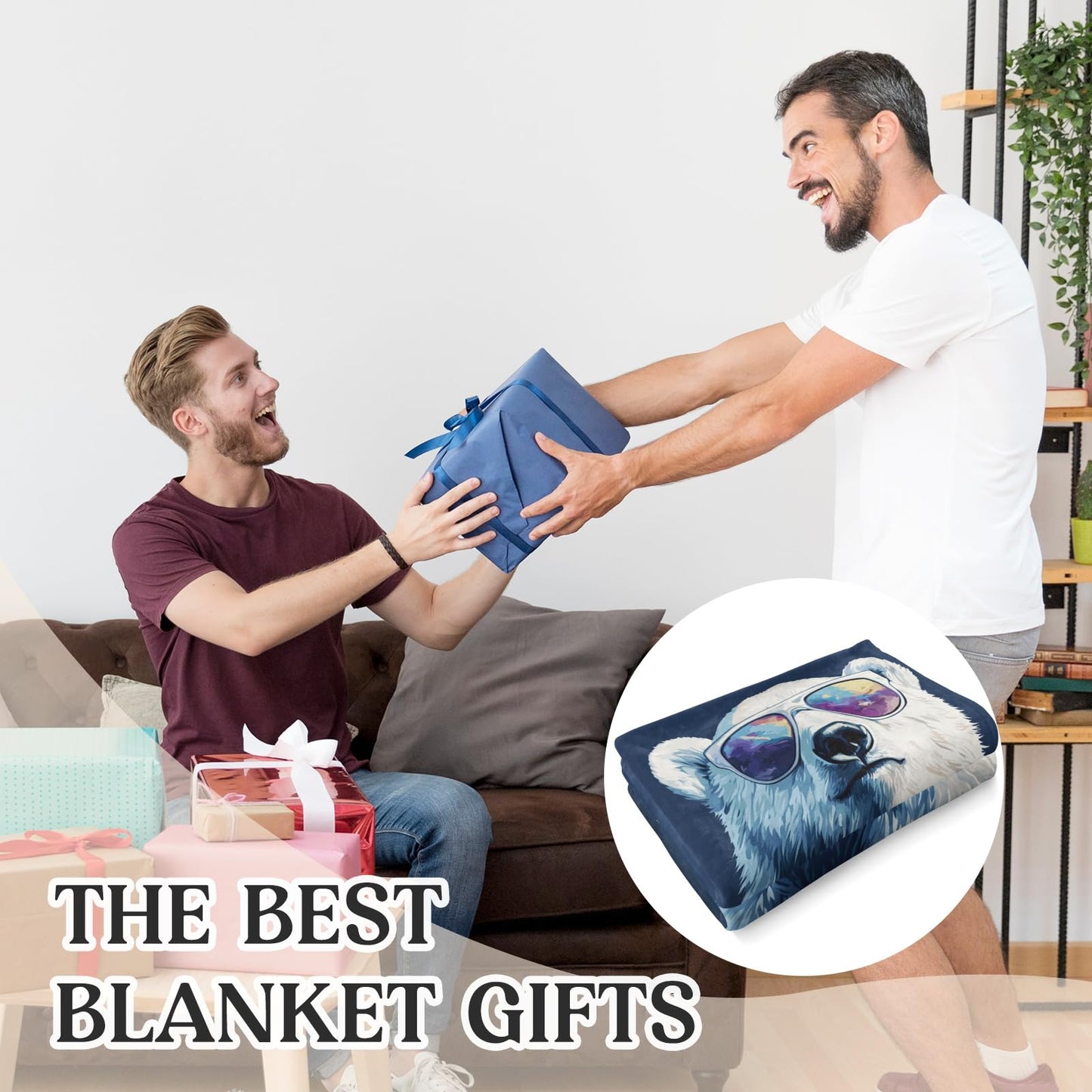 Hudiegify Gifts for Brother, Brother Graduation Presents, Brothers Birthday Gifts, Present for Brothers Step/Half, Father's Day Funny Blanket 60"x50"