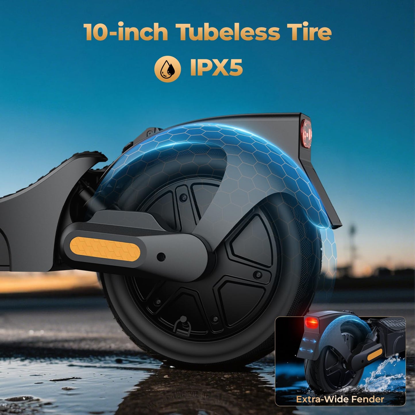 Electric Scooter for Adults 750W /1000W, 20MPH, 32/40 Miles Adult Electric Scooters with Long Range, 10" Tire Motorized Scooters, Foldable E-Scooter Commuter with App, Dual Suspension
