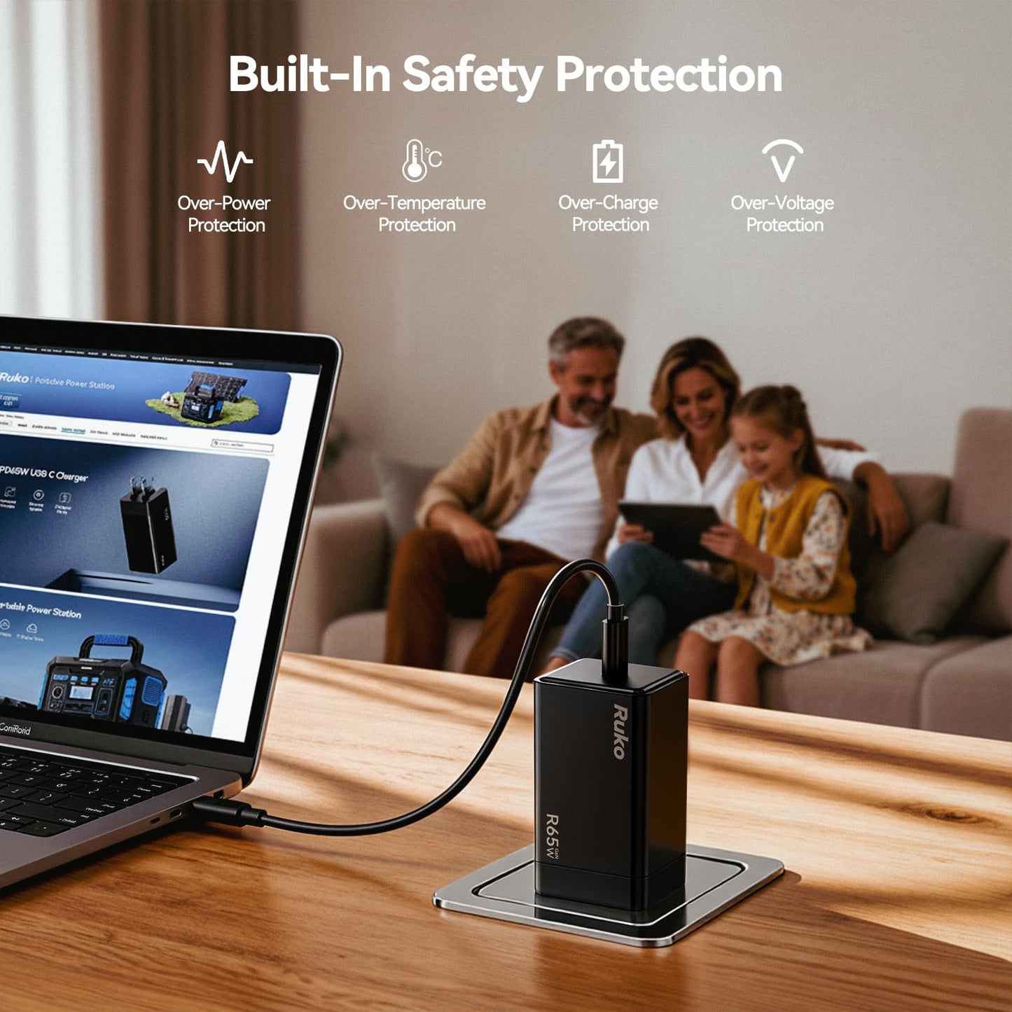 Ruko R65W Fast Charging Block and F11PRO 2 Drone