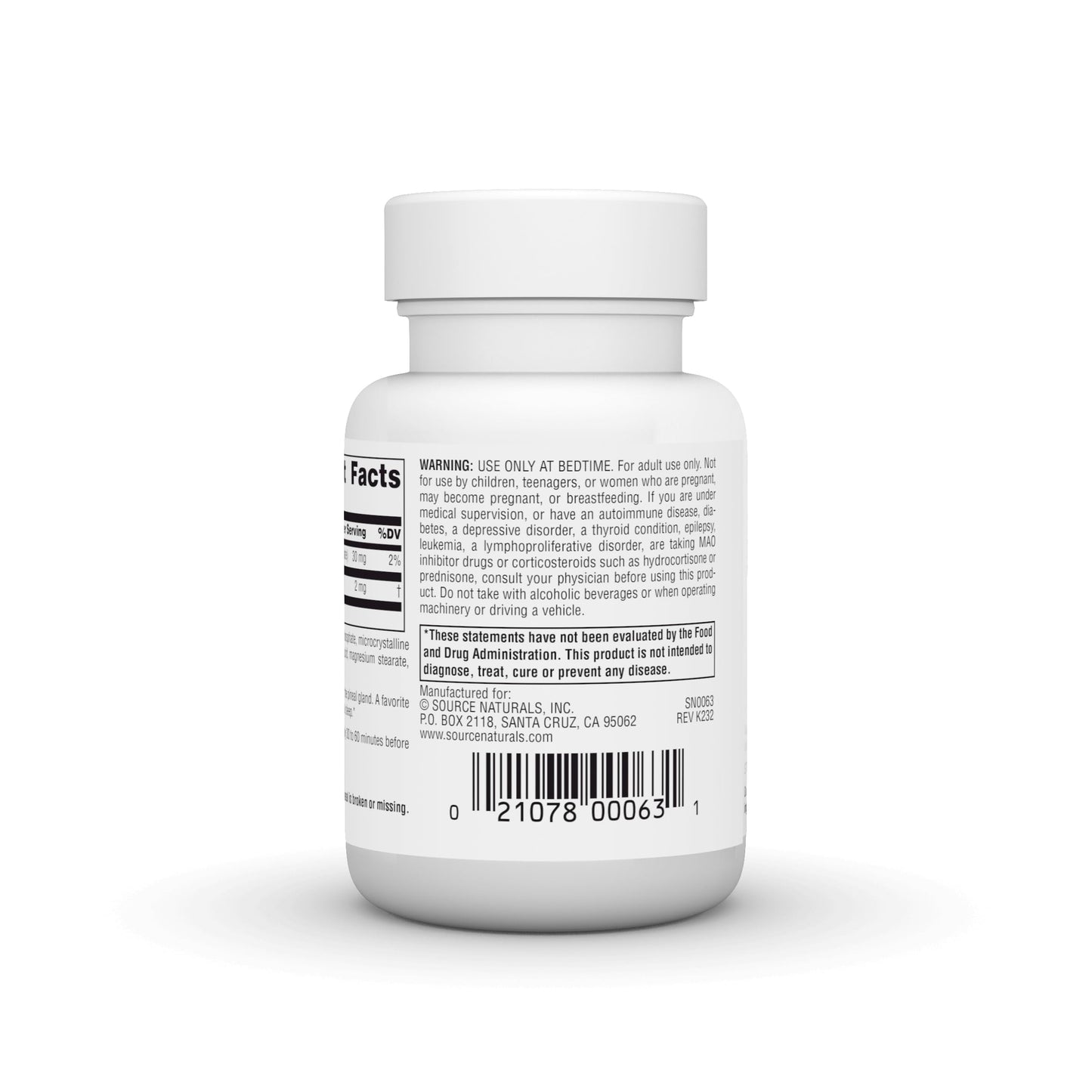 Source Naturals Time Released Melatonin 2 mg - 120 Time Release Tablets