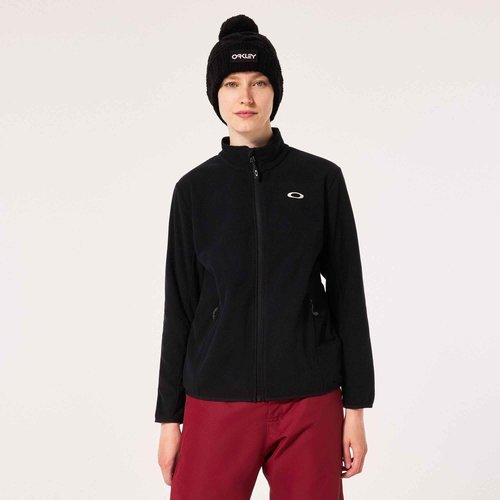 Oakley Womens Alpine Full Zip Sweatshirt Blackout