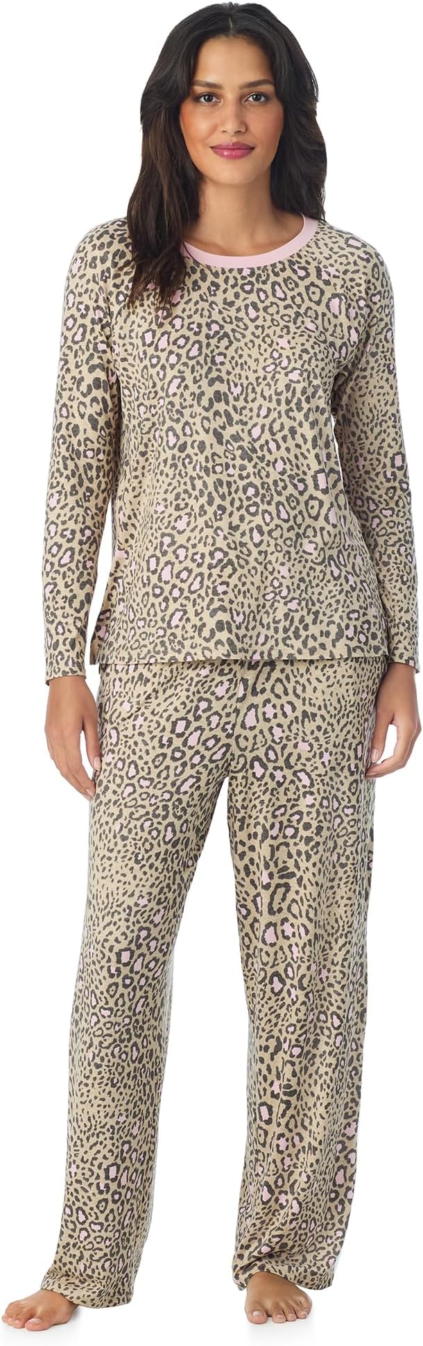 Cuddl Duds Womens Matching Pajama & Lounge Set - Lightweight Long Sleeve PJ Shirt & Pants - Sleepwear & Loungewear Sets