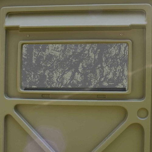Hunting Blind Window Camo - See Through CoverTech HD Window Camo – 24” x 59” - Olive Drab Bark