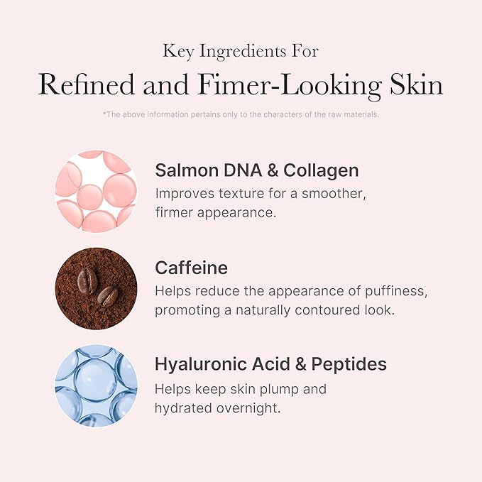 medicube Pink PDRN Day & Night Care Duo: Salmon DNA PDRN Caffiene Overnight Wrapping Peel Off Facial Mask and Salmon DNA PDRN Pink Collagen Jelly Pad