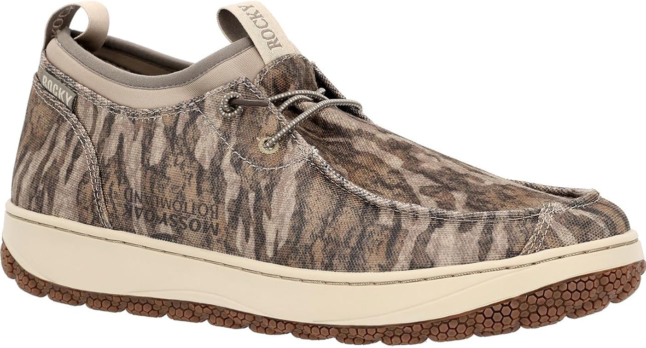 ROCKY Dry-Strike SRX Outdoor Shoe, Mossy Oak Bottomland, Size 8.5(W)
