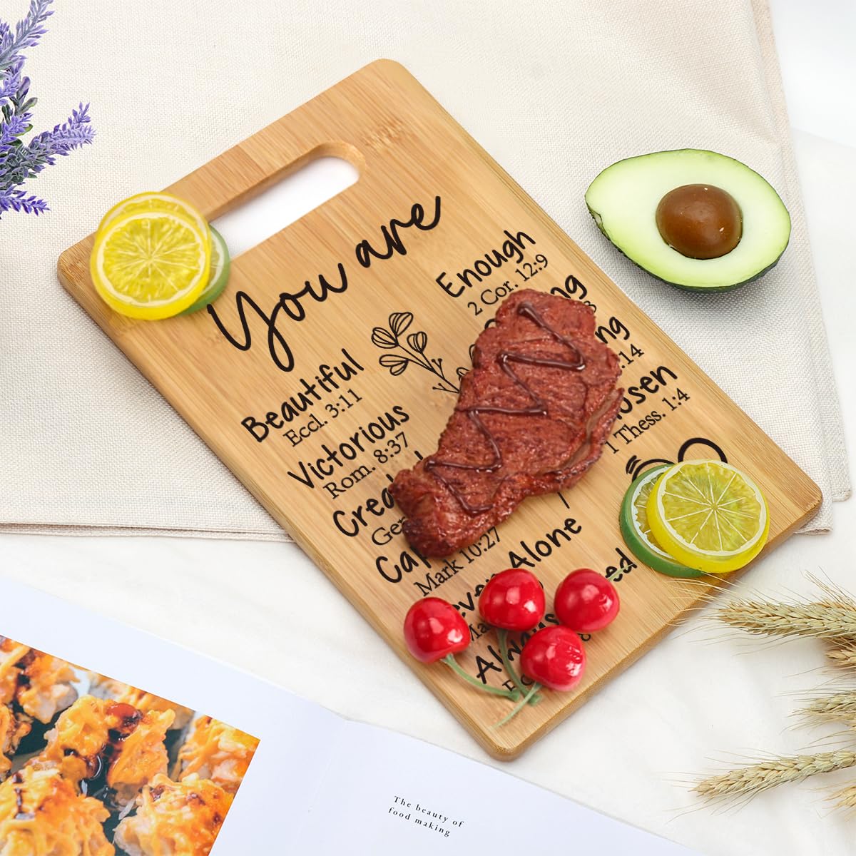 Christian Gifts for Women Birthday, Appreciation Gift for Women, Inspirational Gift for Woman Religious Spiritual Gifts for Her, Mom, Sister, Friends Female, Coworker Cutting Board