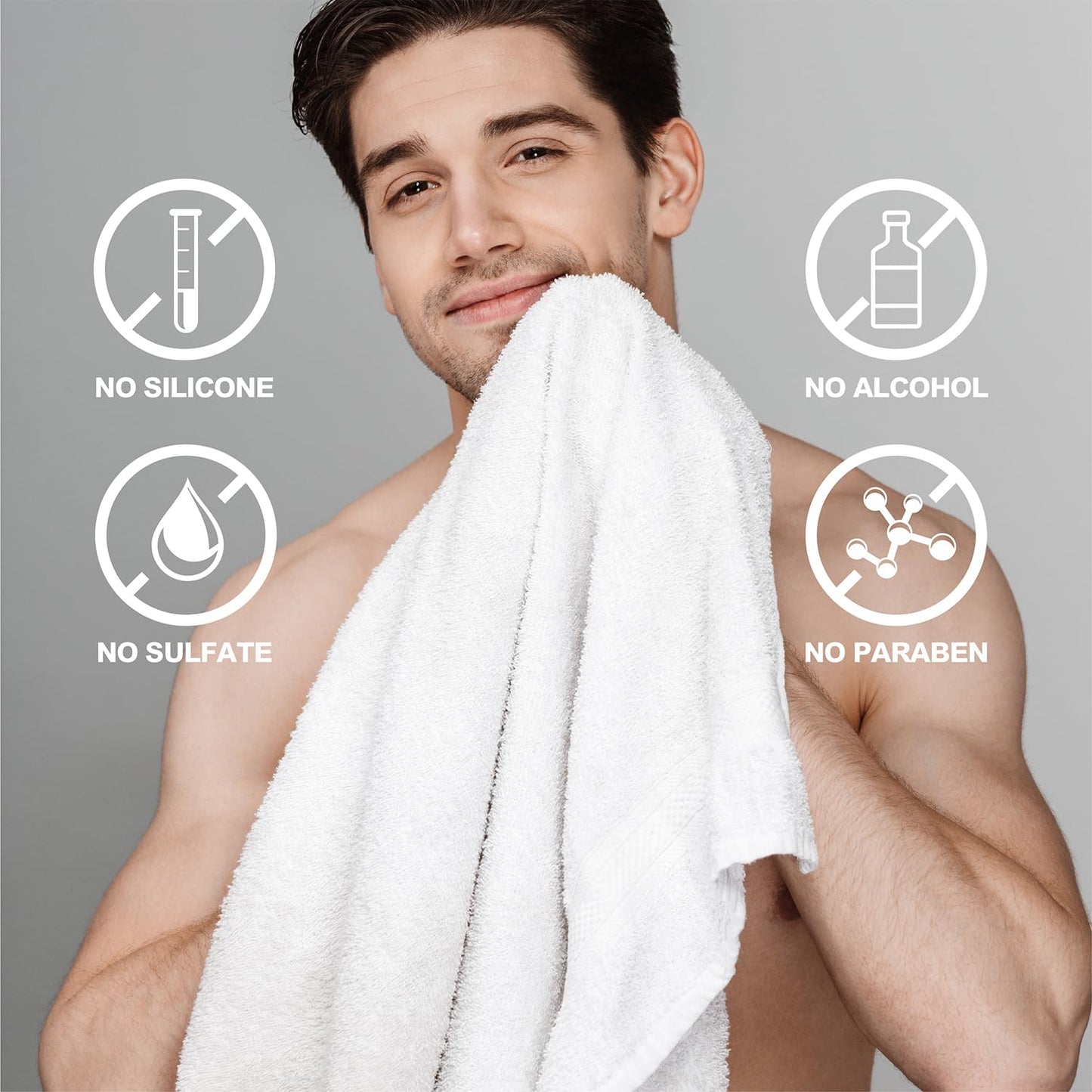 Body & Earth Gift Baskets for Men Bath Set Citrus Scented Bath and Body Gift Set with Body Lotion, Face Wash, Shower Gel, Bubble Bath, Loofah, Birthday Gifts