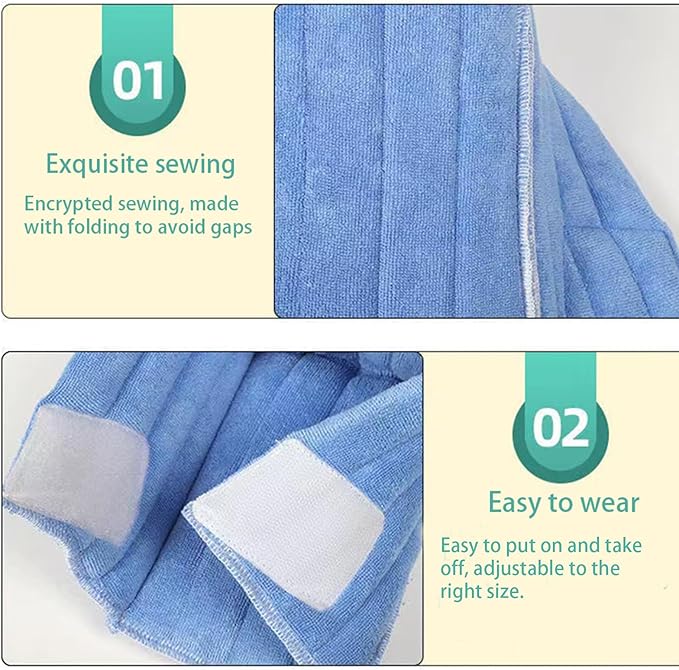 AUSTYLCO 2PCS Heel Protector Cushion-Foot Support Pillow,Anti-Decubitus Heel Pad for Heel Pain Relief,Pressure Sores,Pressure Sores,Bed Sores,Plantar Fasciitis,Adjustable in Size
