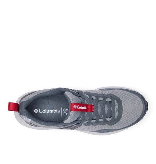 Columbia Men's Konos TRS Outdry Waterproof Shoe, Monument/Mountain Red, 10.5
