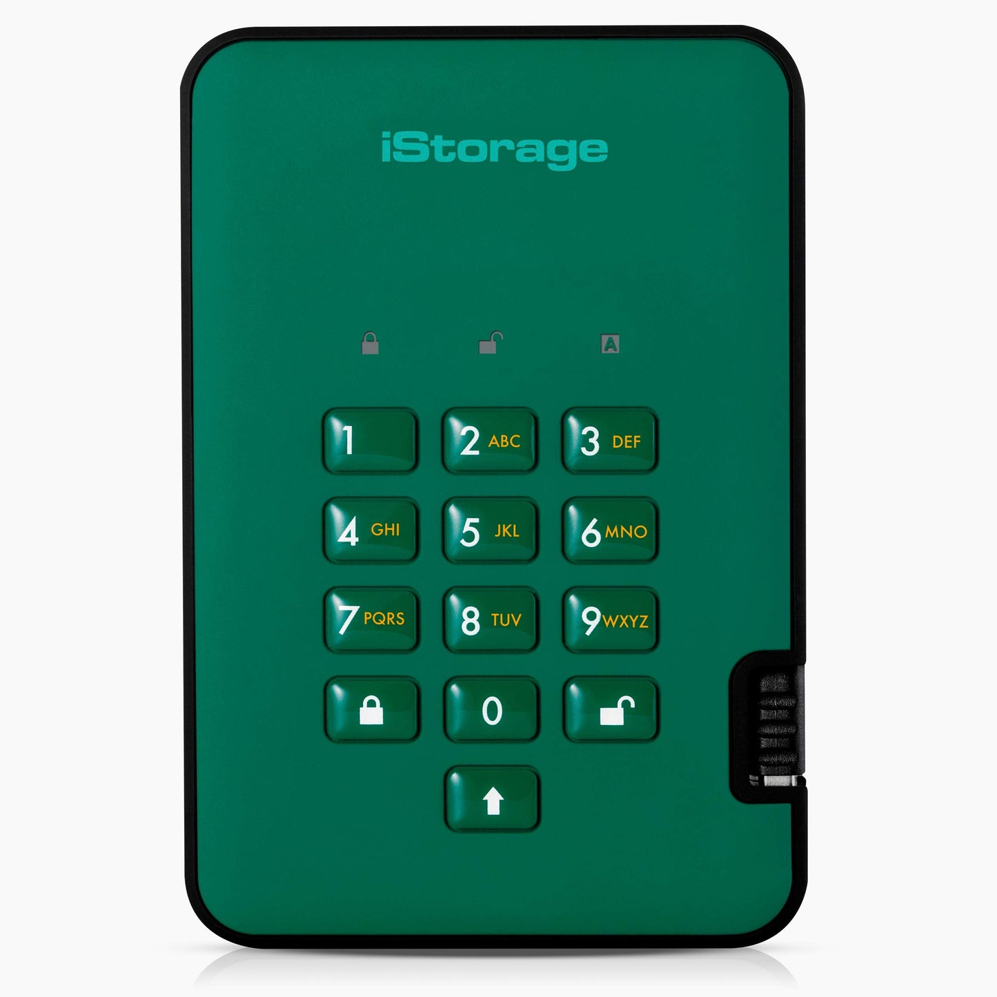 Istorage Diskashur2 Ssd 128Gb Green | Secure Portable Solid State Drive | Password Protected | Dust & Water Resistant | Hardware