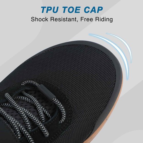 SANDUGO Men's Mountain Bike Shoes Elastic Closure | Lightweight, Waterproof, Breathable MTB Shoes