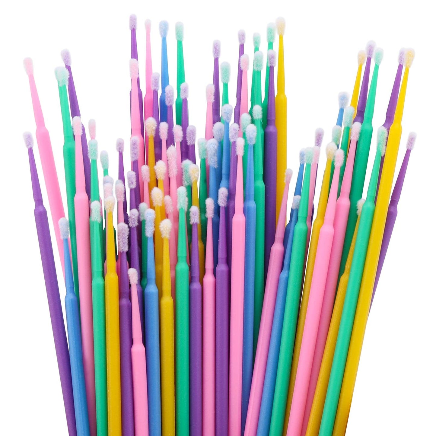 BTYMS 1000 Count Dental Applicators Microbrush Micro Swabs for Eyelash Extensions