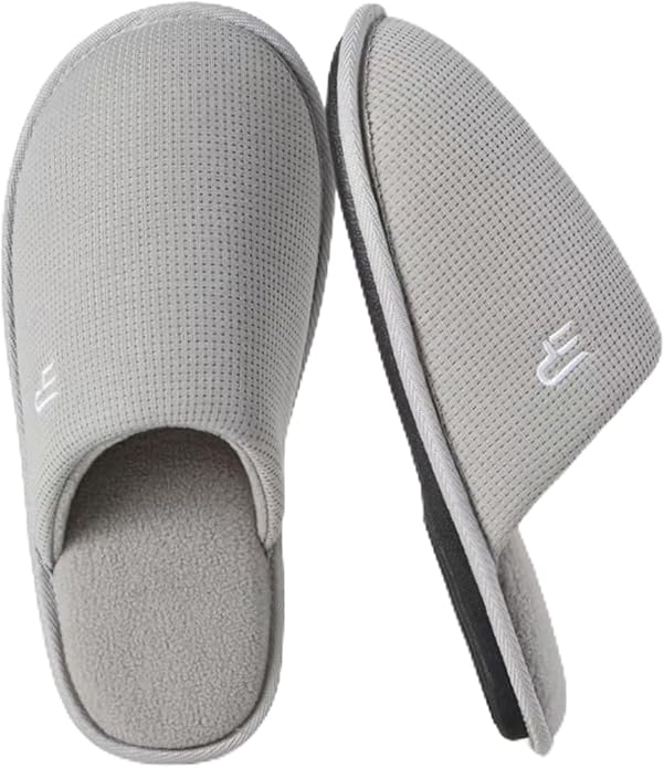 Takeaslip Mens Memory Foam Slippers Lightweight House Shoes for Indoor Outdoor Travel