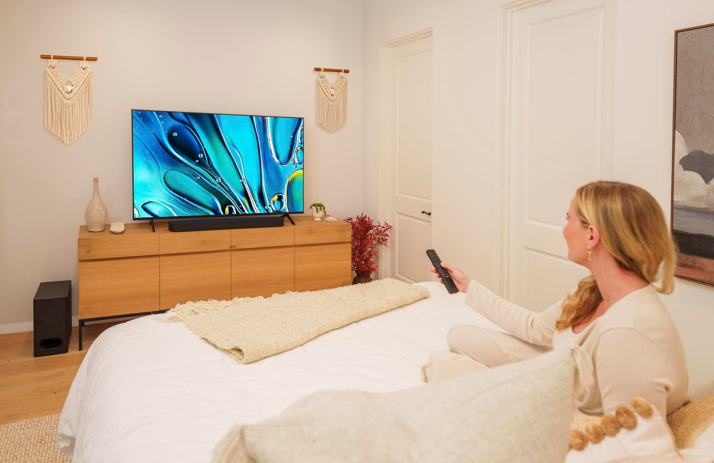 Sony 85-Inch 4K Ultra HD BRAVIA 3 LED Smart TV (K-85S30) 2024 Model with BRAVIA Theater Bar 6 3.1.2ch Sound Bar & Wireless Subwoofer Bundle