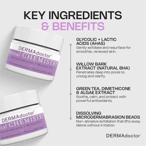 DERMAdoctor - Physical Chemistry Facial Microdermabrasion + Multiacid Chemical Peel (50 ml)