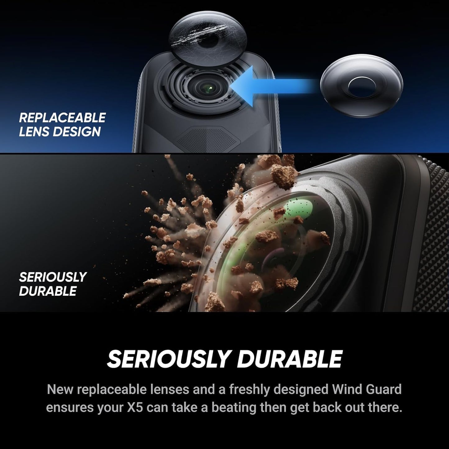 Insta360 X5 Extended Selfie Stick Bundle((3M/9.8Ft))-8K Waterproof 360 Action Camera With 1/1.28 48Mp Sensors, 8K 360 Hdr Video,
