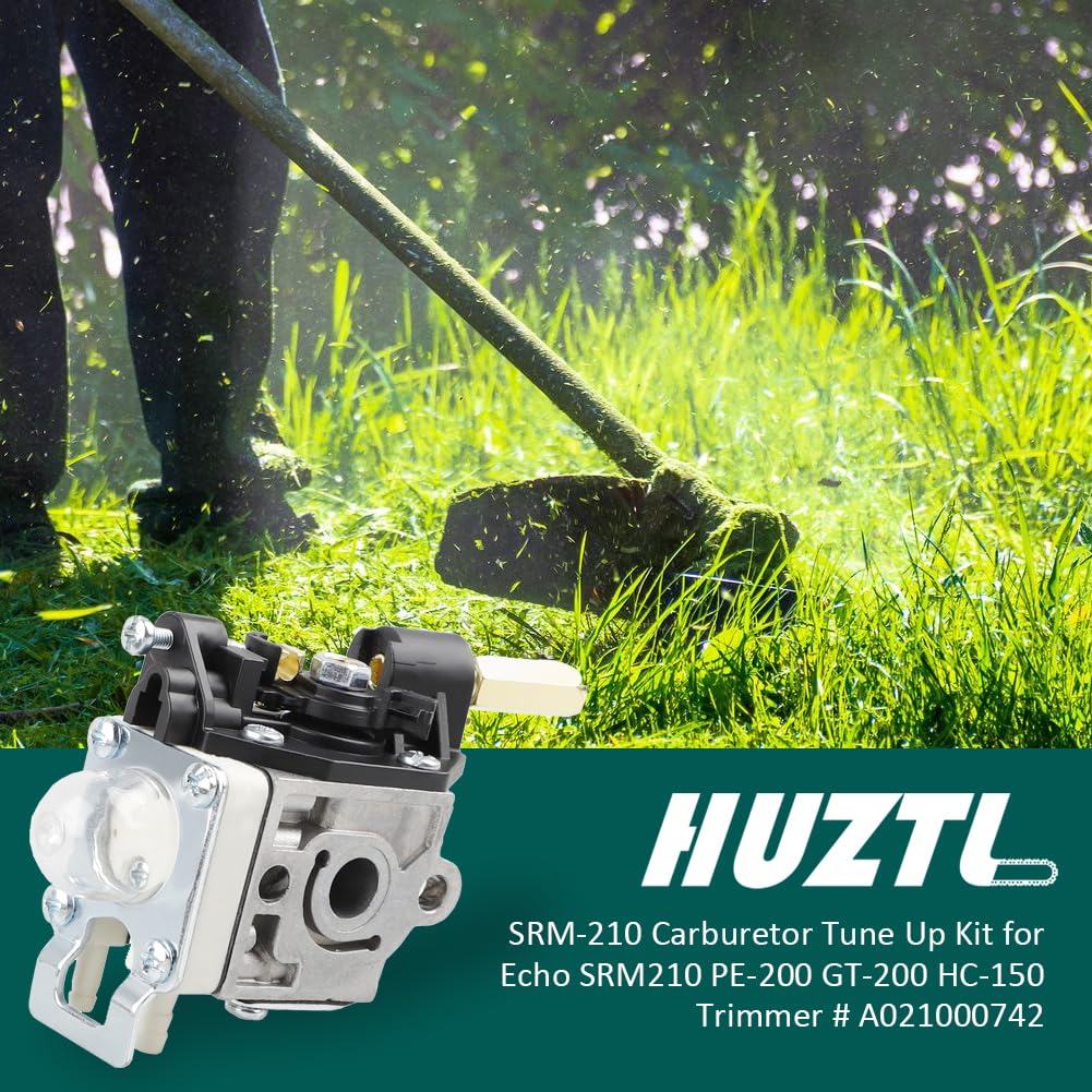 Carburetor For ECHO SRM 210 SRM-230 SRM211 GT200 HC150 HC151 PE200 PE201 PPF210 PPF211 Trimmer Brushcutter With Fuel Maintenance Kit Spark Plug HUZTL