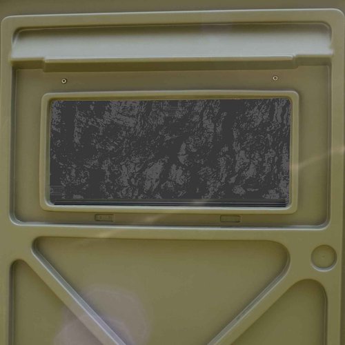 Hunting Blind Window Camo - See Through CoverTech HD Window Camo – 24” x 59” - Charcoal Gray Bark