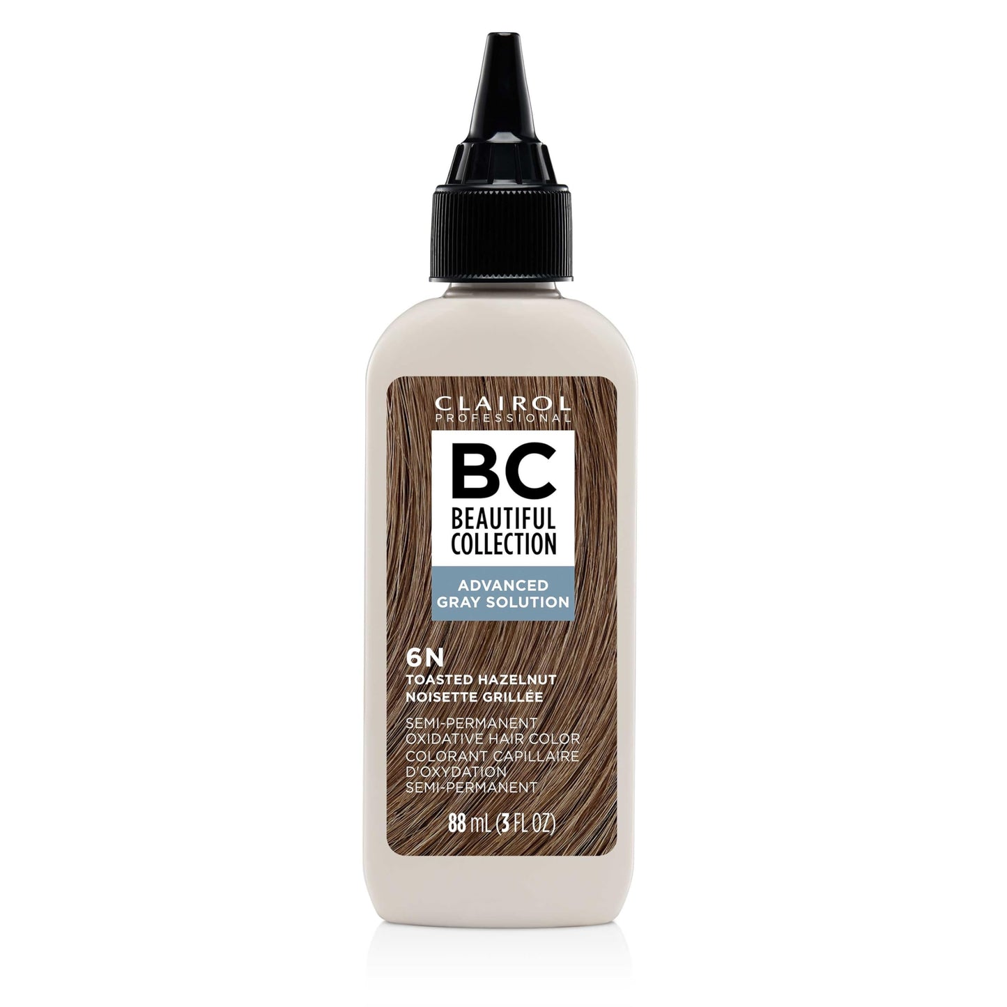 Clairol Professional Beautiful Collection Advanced Gray Solutions, 6N Toasted Hazelnut, 3 oz. - Packaging May Vary