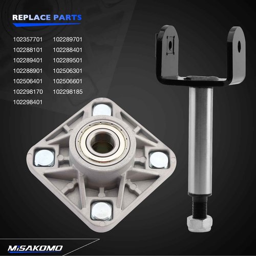 Misakomo Deluxe Golf Cart Front End Repair Kit - Compatible with 2004 Up Club Car Precedent Gas Electric - Replace 102357701 Front Wheel Hub King Pin Bearing Bushings Full Sets