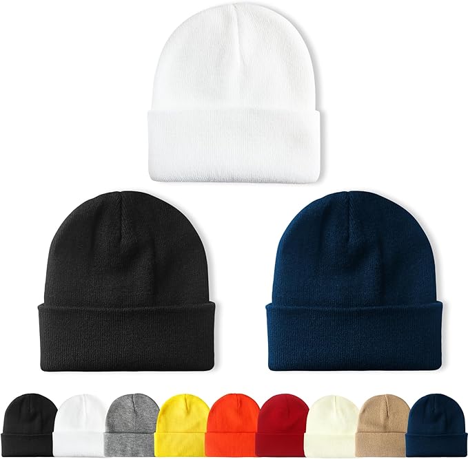 NPQQUAN Unisex Beanie Hats for Men Women Winter Knit Beanies